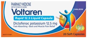 Voltaren+Rapid+12.5mg+20+Liquid+Capsules