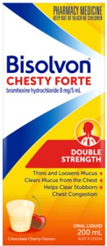 Bisolvon+Chesty+Forte+Double+Strength+Oral+Liquid+200mL