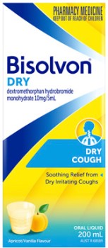 Bisolvon+Dry+Cough+Oral+Liquid+200mL