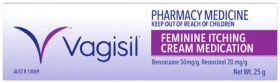 Vagisil+Feminine+Itching+Cream+Medication+25g