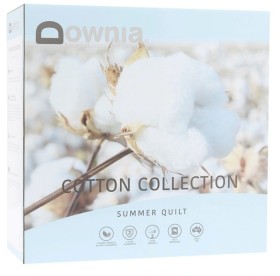 Downia+Cotton+Collection+Summer+Quilt+in+White