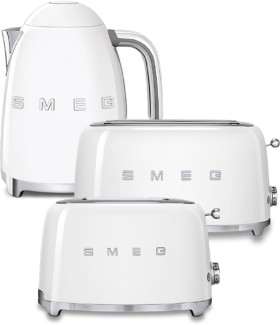 Smeg+50%26%23039%3Bs+Style+2+Slice+Toaster+or+4+Slice+Toaster+or+50%26%23039%3Bs+Style+Kettle+-+White