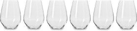 Krosno-Harmony-Stemless-Wine-Glass-600ml-Set-of-6 on sale