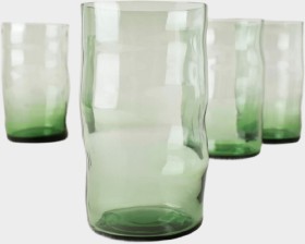 Australian-House-Garden-Desert-Flower-High-Ball-Set-of-4-Green on sale