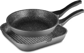 The-Cooks-Collective-Classic-Non-Stick-Grill-and-Frypan-Pack on sale