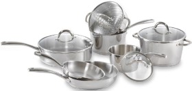The+Cooks+Collective+Essentials+Stainless+Steel+7pc+Cookware+Set