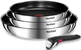 Tefal+Ingenio+Emotion+Non-Stick+Stainless+Steel+4pc+Cookware+Set
