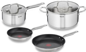 Tefal+Virtuoso+Induction+Stainless+Steel+4pc+Cookware+Set