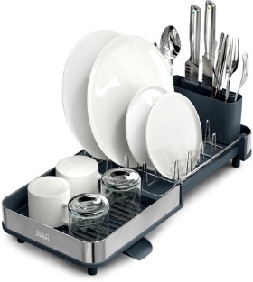 Joseph-Joseph-Extend-Slim-Steel-Dish-Rack-Grey on sale