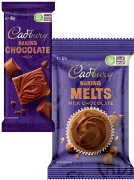 Cadbury+Baking+Chocolate+Melts+225g%2C+Block+180g+or+Chips+200g+Selected+Varieties