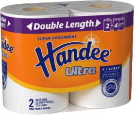 Handee+Ultra+Double+Length+Paper+Towel+2+Pack