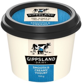 Gippsland+Dairy+Yogurt+700g+Selected+Varieties