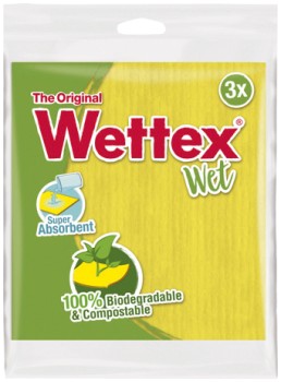 Wettex+100%25+Biodegradable+%26amp%3B+Compostable+Sponge+Cloth+3+Pack