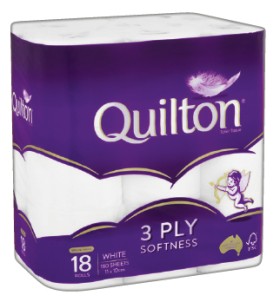 Quilton+Toilet+Tissue+3+Ply+18+Pack
