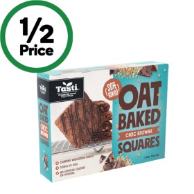 Tasti-Oat-Baked-Squares-150g-Pk-5 on sale