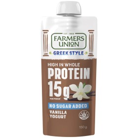 Farmers+Union+Greek+Protein+Yogurt+Pouch+150g