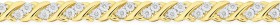 9ct-Gold-Diamond-Plaited-Bracelet on sale