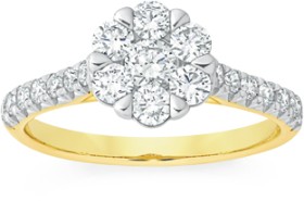Alora+9ct+Gold+1+Carat+TW+Lab+Grown+Diamond+Ring
