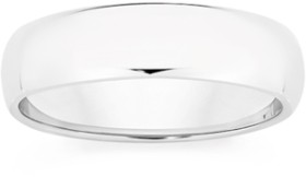 Sterling-Silver-6mm-Half-Round-Gents-Wedder on sale