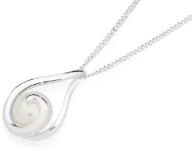 Sterling-Silver-Pearl-Swirl-Pendant on sale