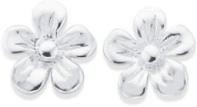 Sterling+Silver+Small+Flower+Stud+Earrings