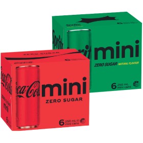 Coca-Cola+Classic%2C+Zero+Sugar%2C+Diet%2C+Sprite+or+Fanta+Soft+Drink+Varieties+6+x+250ml