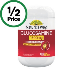 Nature%26rsquo%3Bs+Way+Glucosamine+1500mg+Tablets+Pk+180%7E