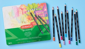Derwent+Academy+Coloured+Pencils+24+Pack