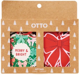 Otto-Christmas-Shaped-Gift-Tags-10-Pack-Festive-Fresh on sale