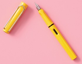 LAMY+Safari+Fountain+Pen+Medium+Yellow