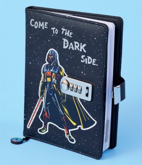 Star+Wars%26dagger%3B+Darth+Vader+Lockable+Notebook+160+Pages