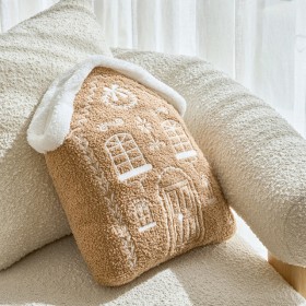 Gingerbread+House+Cushion+by+Pillow+Talk