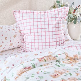 Gingerbread+Village+European+Pillowcase+by+Pillow+Talk