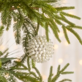 Peace+Pearl+Christmas+Bauble+by+Pillow+Talk