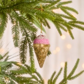 Ice+Cream+Cone+Hanging+Christmas+Decoration+by+Pillow+Talk