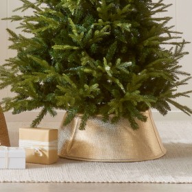 Celeste+Gold+Christmas+Tree+Skirt+by+Pillow+Talk