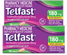Telfast-Hayfever-Allergy-Relief-180mg-10-Tablets on sale