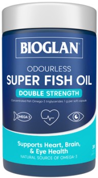 Bioglan+Odourless+Super+Fish+Oil+Double+Strength+200+Capsules