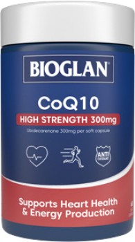 Bioglan+CoQ10+High+Strength+300mg+60+Capsules