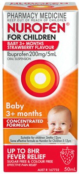 Nurofen+For+Children+Baby+3%2B+Months+Concentrated+Strawberry+Flavour+50mL