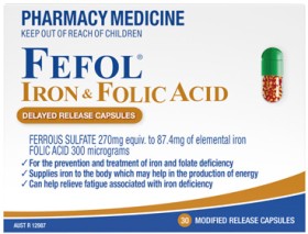 Fefol+Iron+%26amp%3B+Folic+Acid+30+Capsules