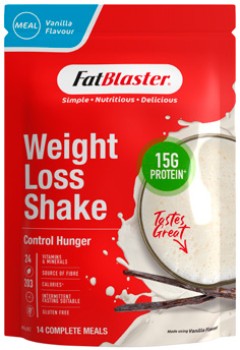 FatBlaster+Weight+Loss+Shake+Vanilla+Flavour+465g