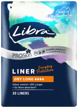 Libra+Dry+Long+Liners+30+Pack