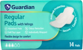 Guardian+Regular+Pads+with+Wings+14+Pack