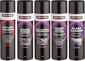 Motospray+Car+Detailing+Cans+400g