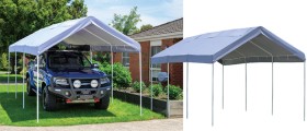 Streetwize-Deluxe-Waterproof-Carport-3m-X-6m on sale