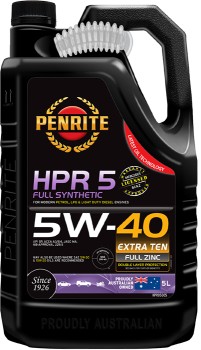Penrite+HPR+5+Full+Synthetic+5W-40+5L