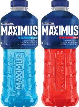 Maximus-Sports-Drink-1-Litre-Selected-Varieties on sale