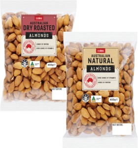 Coles+Dry+Roasted%2C+Natural%2C+Smoked+or+Roasted+%26amp%3B+Salted+Almonds+400g