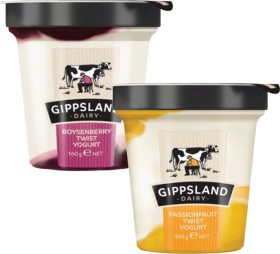 Gippsland-Dairy-Twist-Yogurt-160g on sale